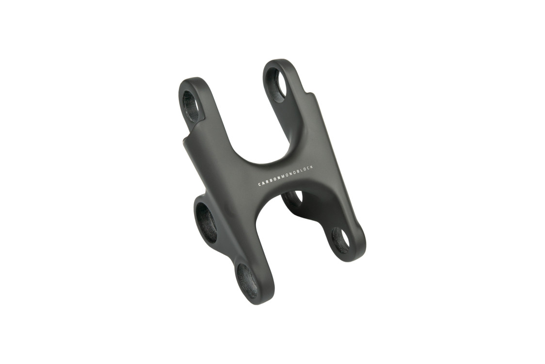 UPPER LINK F-PODIUM CARBON 22 BLACK W GREY LETTERS