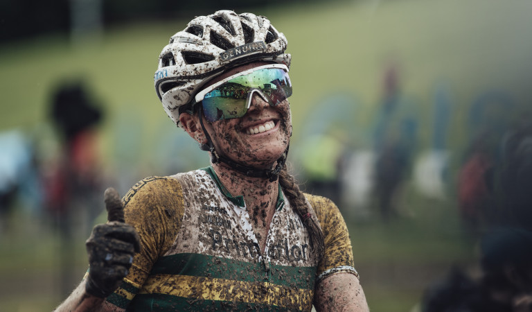Bec manages a podium in Les Gets!