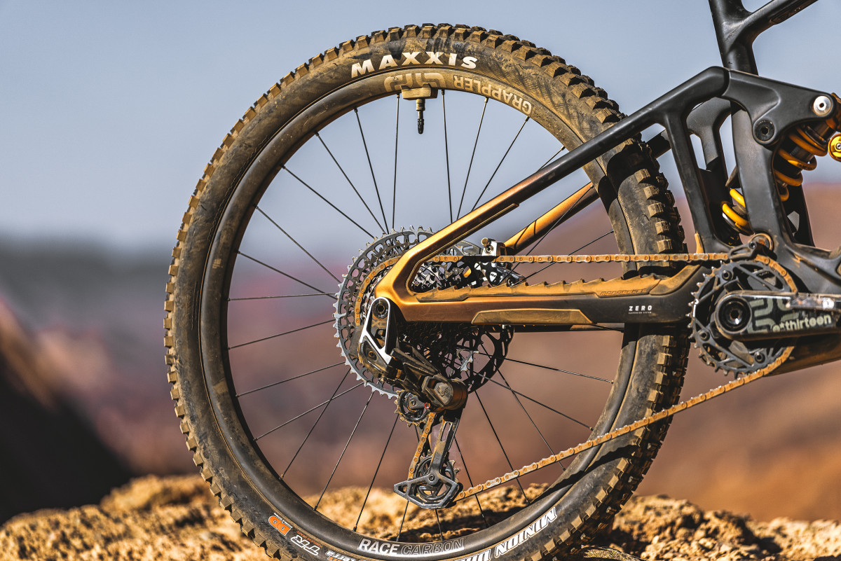 Mullet Laufrad Setup: 29" vorne, 27,5" hinten. 